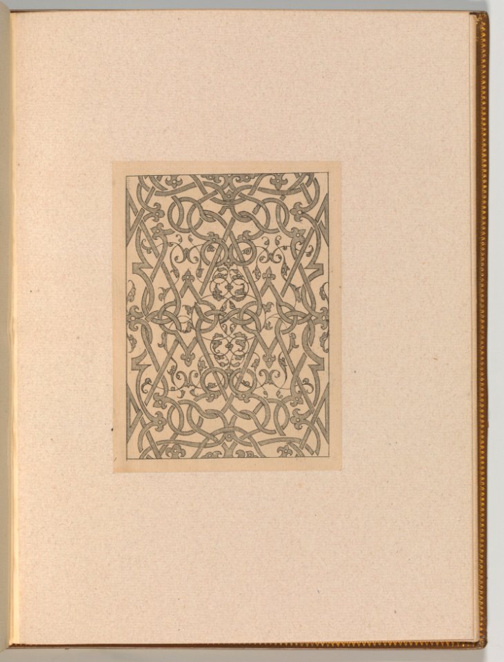 Copies after the 'Livre contenant passement de moresques' (plate 17) MET DP703538