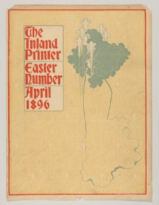 Cover- The Inland Printer, The Easter Number MET DP834443