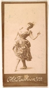 Dancer, from the Actresses series (N664) promoting Old Fashion Fine Cut Tobacco MET DPB869766