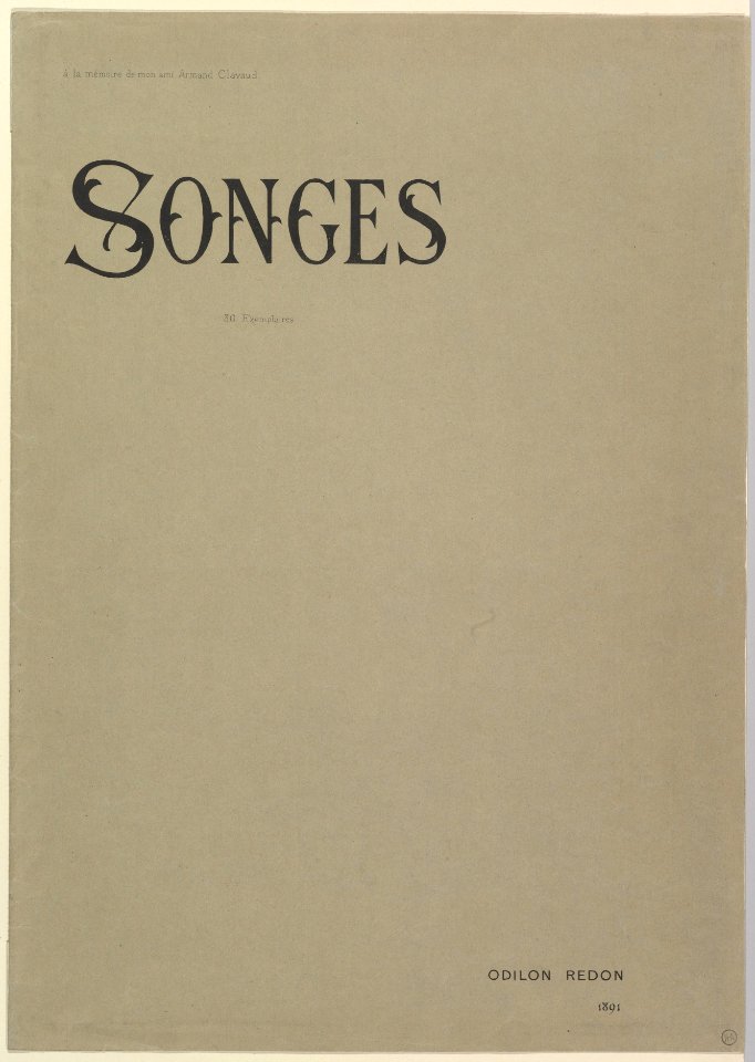 Cover of Songes Album MET DP823466