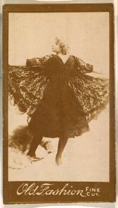 Dancer with lace skirt, from the Actresses series (N664) promoting Old Fashion Fine Cut Tobacco MET DPB869737