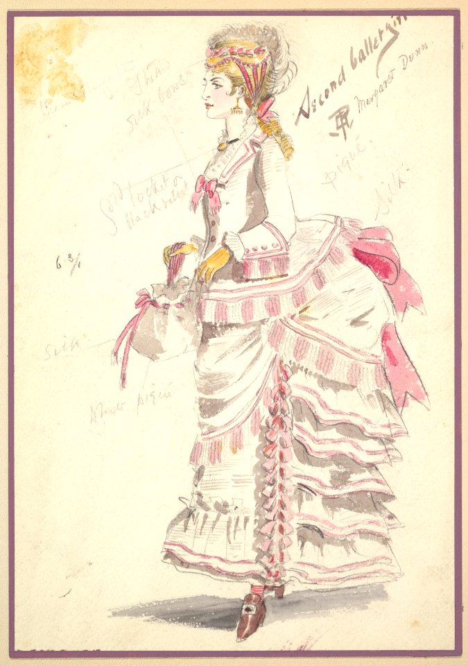 Costume Design for 'Second Ballet Girl' MET DP825258