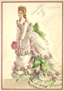 Costume Design for 'Madame Trentoni', Act III MET DP825252