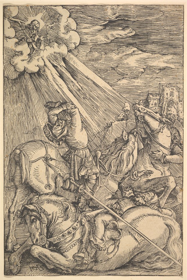 Conversion of Paul, Hans Baldung Grien, circa 1514