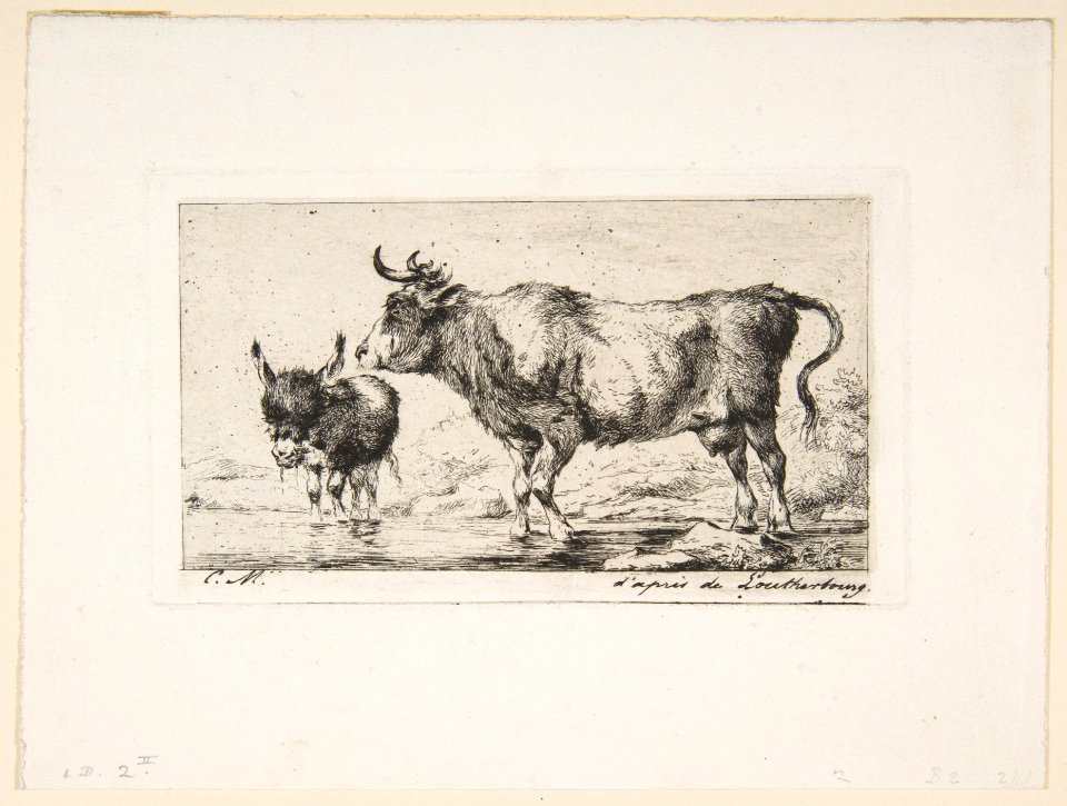 Cow and Ass, after de Loutherbourg MET DP813121