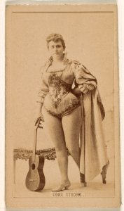 Cora Strong, from the Actresses series (N245) issued by Kinney Brothers to promote Sweet Caporal Cigarettes MET DP859636