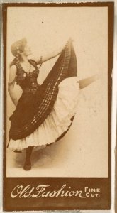 Dancer, from the Actresses series (N664) promoting Old Fashion Fine Cut Tobacco MET DPB869705