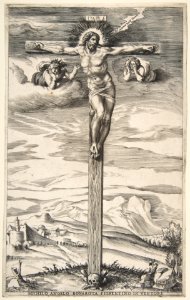 Crucifixion with Two Angels MET DP812429