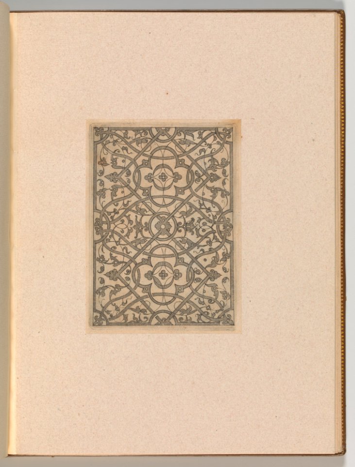 Copies after the 'Livre contenant passement de moresques' (plate 3) MET DP703524