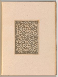 Copies after the 'Livre contenant passement de moresques' (plate 3) MET DP703524