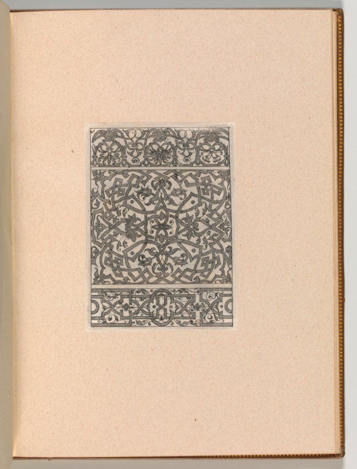 Copies after the 'Livre contenant passement de moresques' (plate 14) MET DP703535