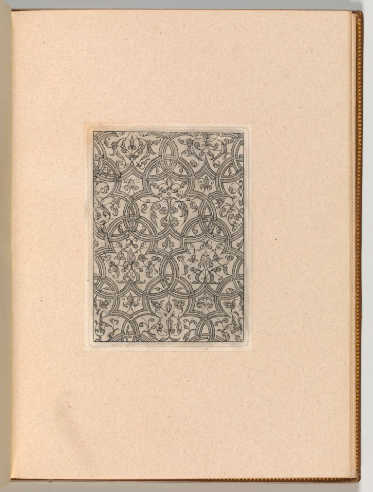 Copies after the 'Livre contenant passement de moresques' (plate 13) MET DP703534