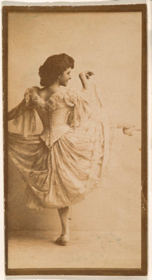 Dancer, from the Actresses series (N664) promoting Old Fashion Fine Cut Tobacco MET DPB869778
