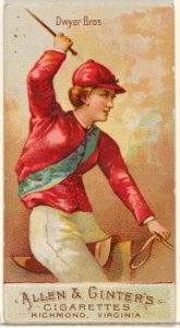 Dwyer Brothers, from the Racing Colors of the World series (N22b) for Allen & Ginter Cigarettes MET DP835213