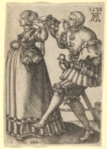 Dancing Couple, with the Male Figure Mid-Step, from The Small Wedding Dancers MET DP836721