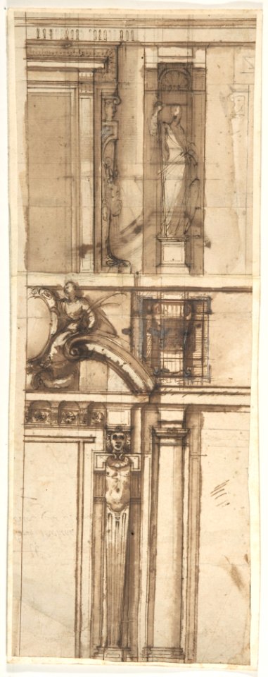 Design in Elevation for the Façade of a Building. MET DP801304