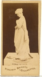 Cora Parker, from the Actors and Actresses series (N45, Type 1) for Virginia Brights Cigarettes MET DP829840