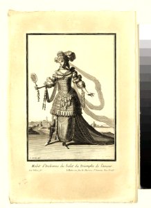 Costume of an Indian Woman from the Ballet "Triumph of Love" (Habit d'Indienne du balet du Triomphe de l'amour) MET Fig34R1 47F