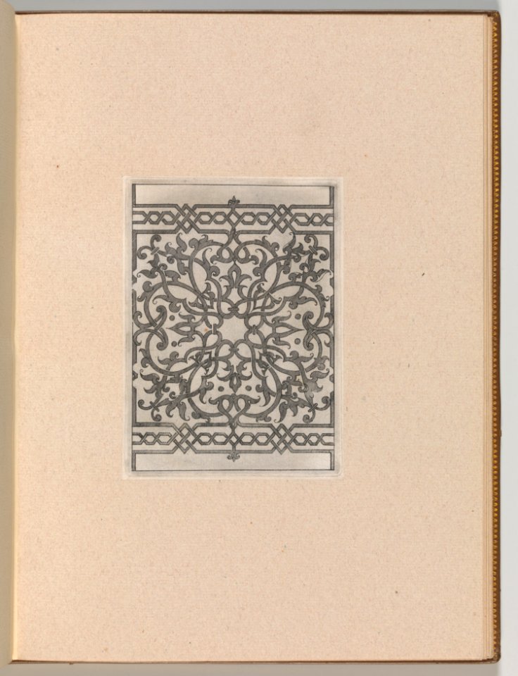 Copies after the 'Livre contenant passement de moresques' (plate 10) MET DP703531