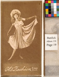 Dancer, from the Actresses series (N664) promoting Old Fashion Fine Cut Tobacco MET DPB869781