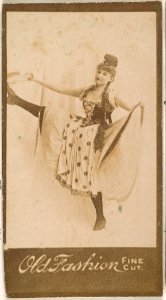 Dancer, from the Actresses series (N664) promoting Old Fashion Fine Cut Tobacco MET DPB869661