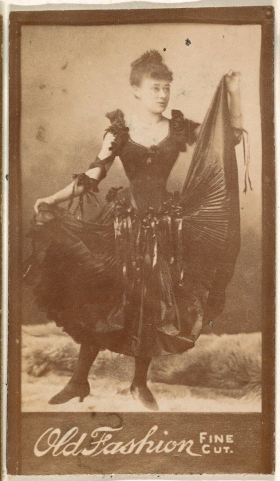 Dancer, from the Actresses series (N664) promoting Old Fashion Fine Cut Tobacco MET DPB869709