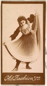 Dancer, from the Actresses series (N664) promoting Old Fashion Fine Cut Tobacco MET DPB869708