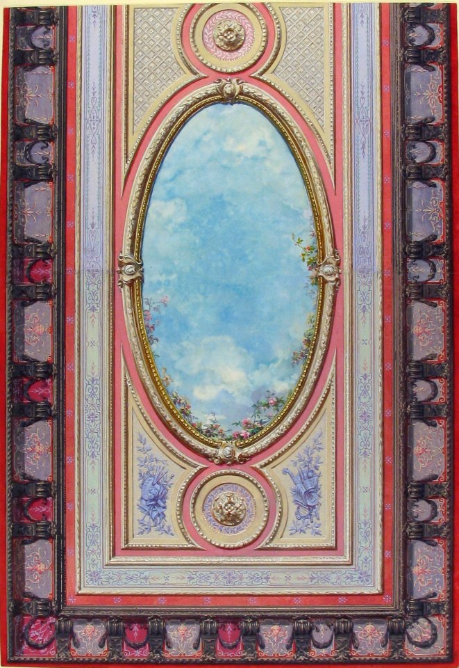 Design for Ceiling- Gallery of Château de Magnitot (recto); Decorative Design (verso) MET 67.827.8