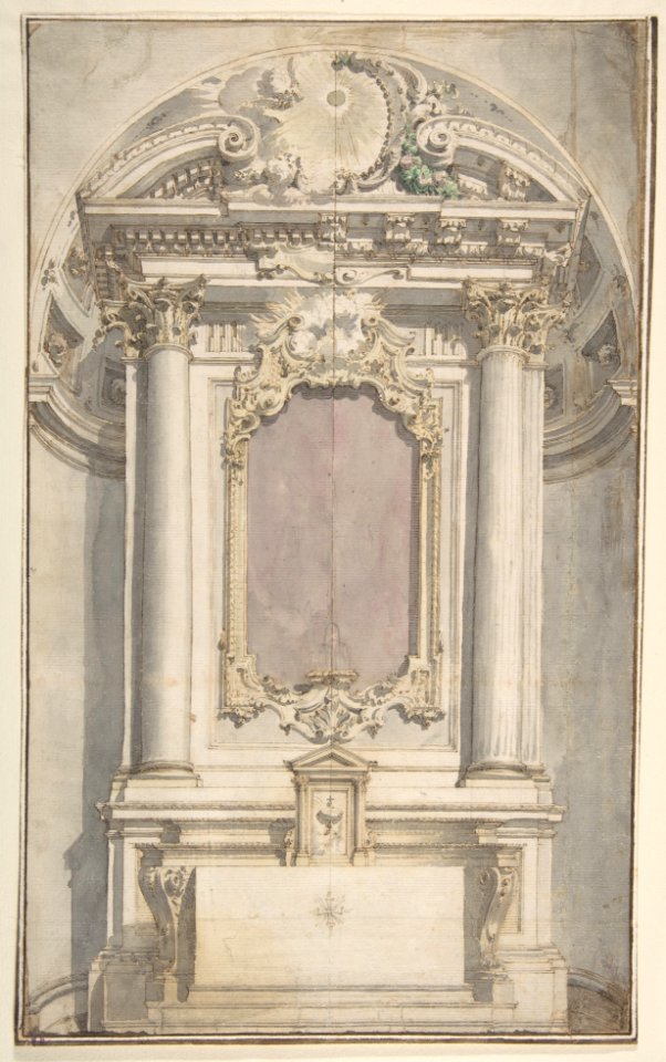 Designs for an Altar in a Niche MET DP810612