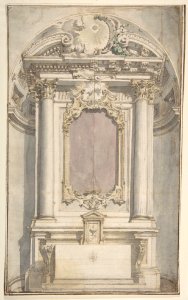 Designs for an Altar in a Niche MET DP810612