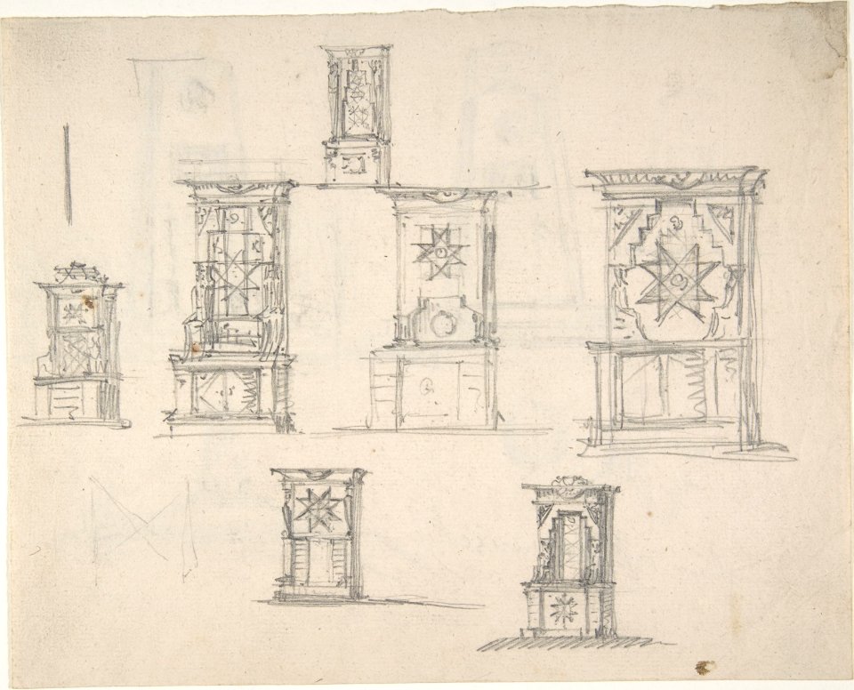 Design studies for monuments MET DP810460