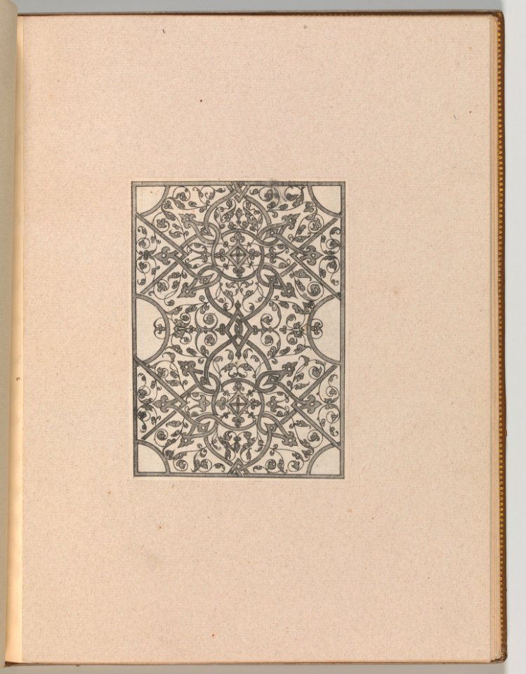 Copies after the 'Livre contenant passement de moresques' (plate 1) MET DP703522