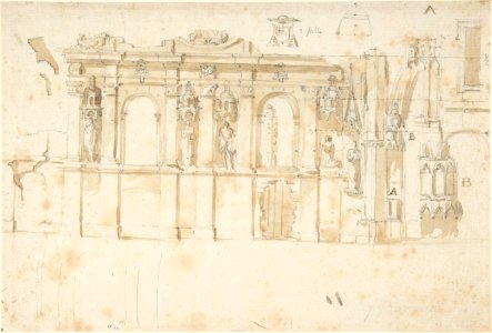 Design of an Architectural Monument (Tomb?). MET DP804070