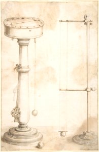 Designs for a clock (Illustrations for "Saggi di naturali esperienze") MET DP804499