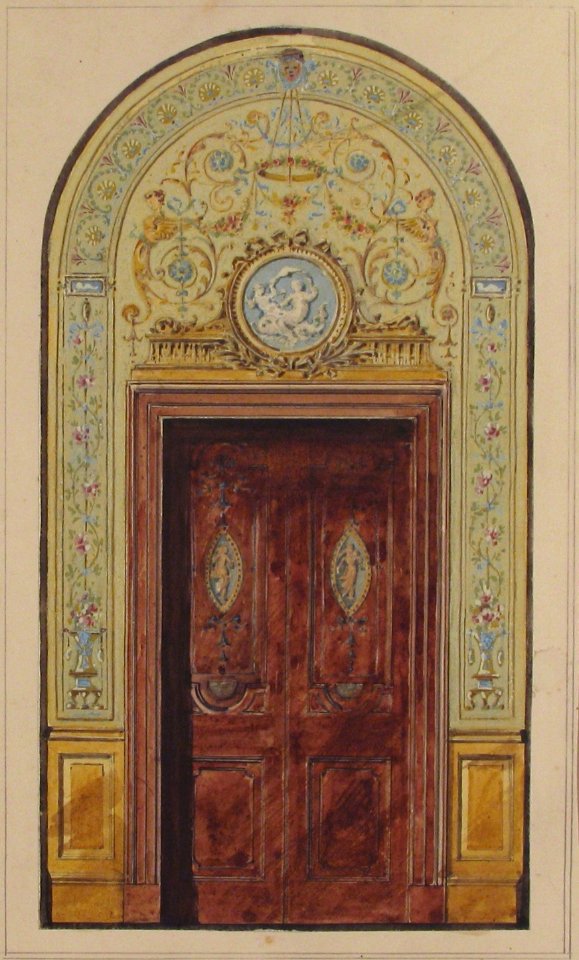 Designs for Arched Doorway MET 69.660.12