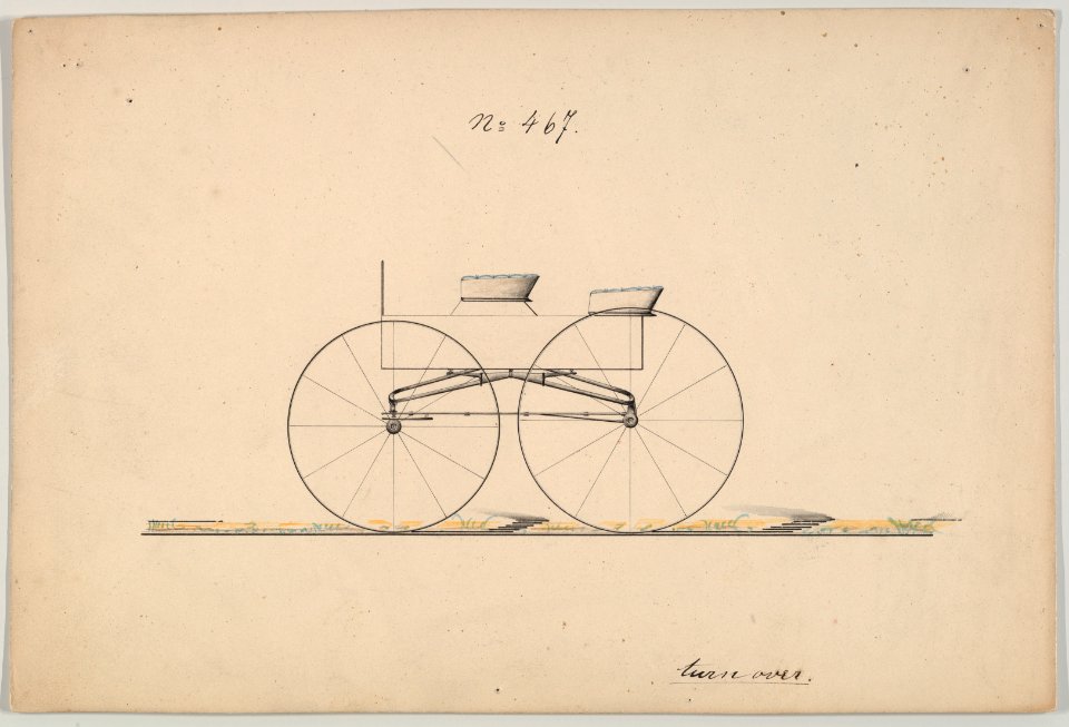 Design Four-seat Square Box Wagon, no. 467- 716 MET DP877284
