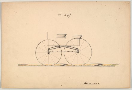 Design Four-seat Square Box Wagon, no. 467- 716 MET DP877284