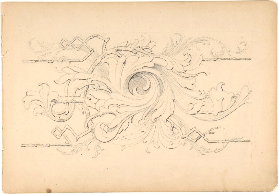 Designs for borders and corners, acanthus MET DP805872
