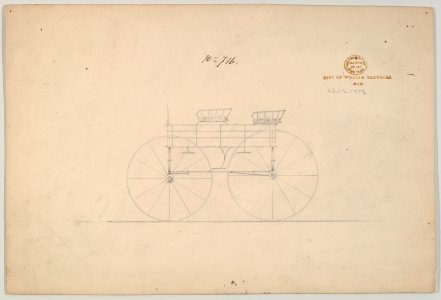 Design Four-seat Square Box Wagon, no. 467- 716 MET DP877285