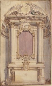 Designs for an Altar in a Niche MET 52.570.74