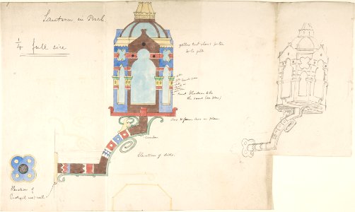 Designs for a Church Wall Lantern MET DP806660