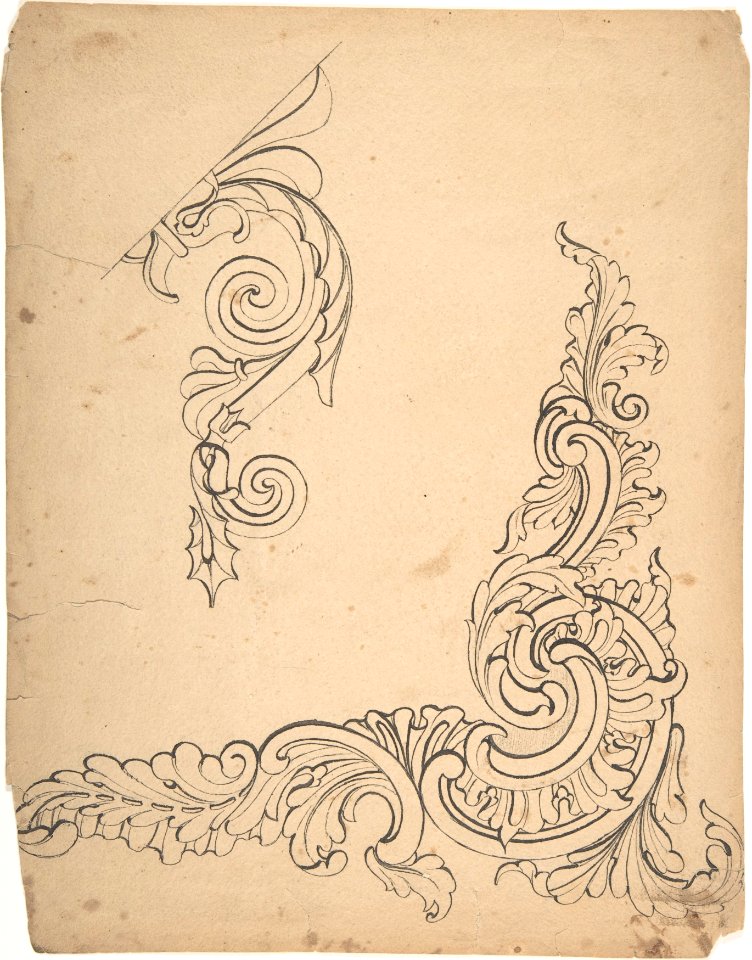 Designs for borders and corners, acanthus MET DP805868