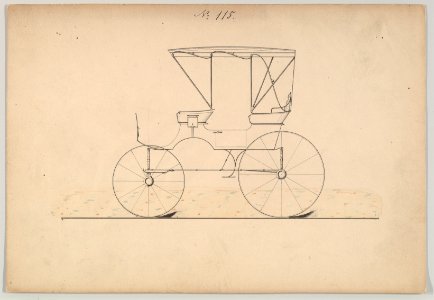 Design for Wagon, no. 115 MET DP877260