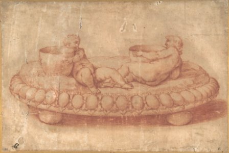 Design for a Saltcellar with Putti MET DP801959