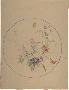 Design of Flower Sprays and Butterflies MET DP803943