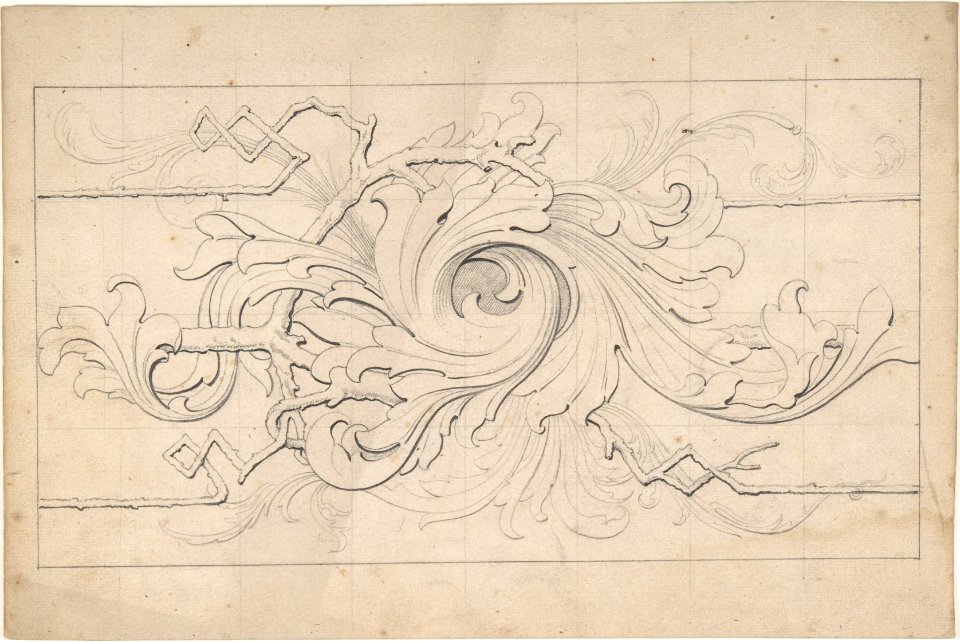 Designs for borders and corners, acanthus MET DP805870