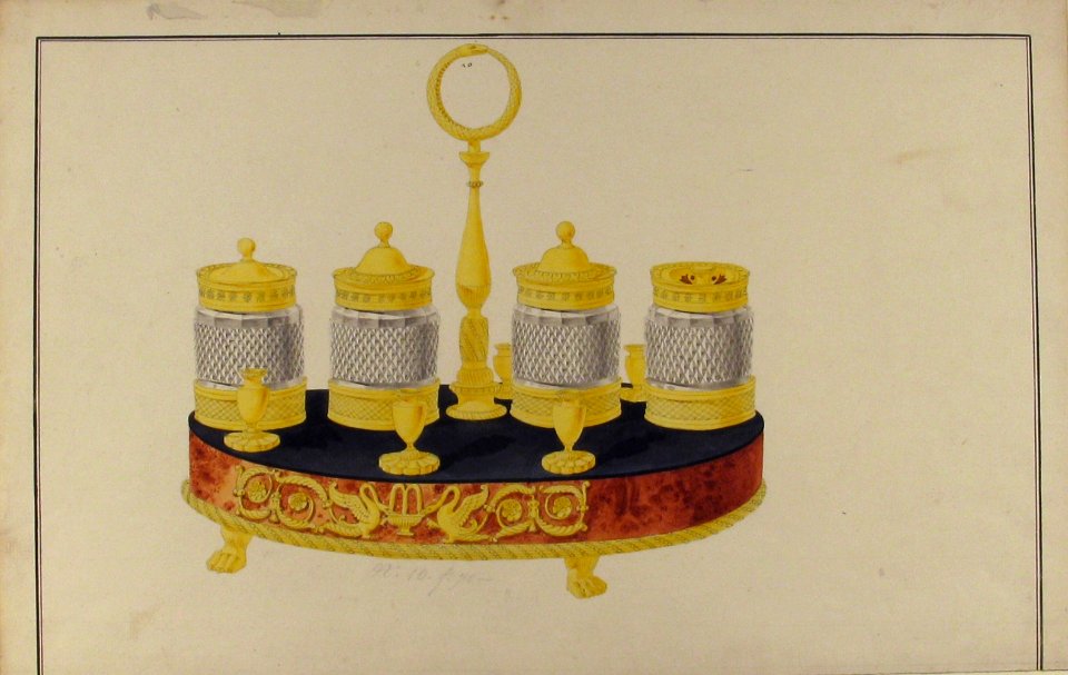 Design for a Pen and Ink Stand MET 49.50.171