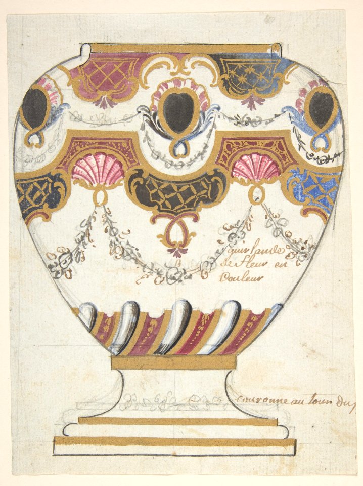 Design for a Porcelain Vase MET DP809101