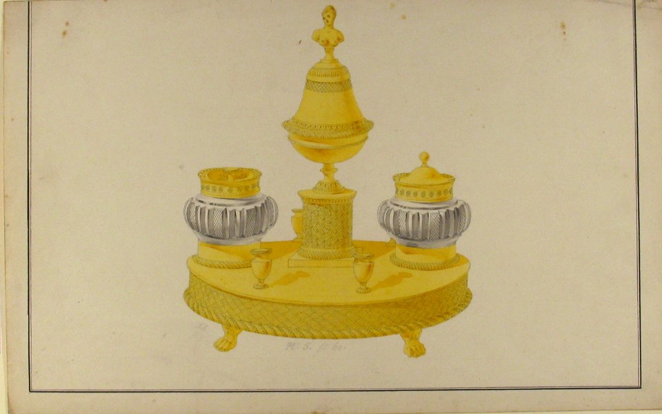 Design for a Pen and Ink Stand MET 49.50.170