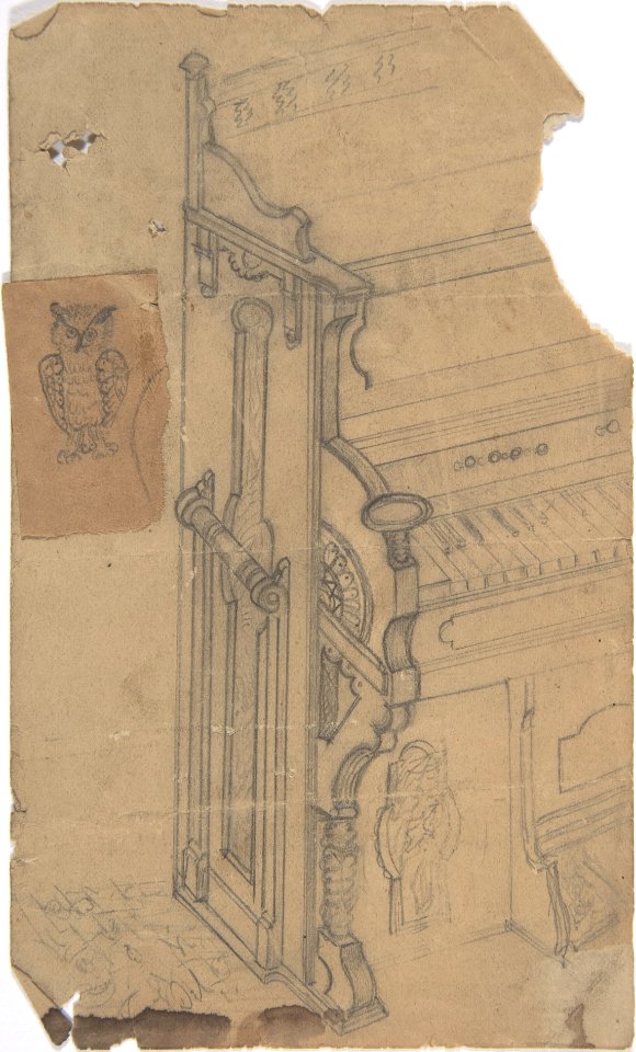 Design for a Piano with an Owl MET DP808998